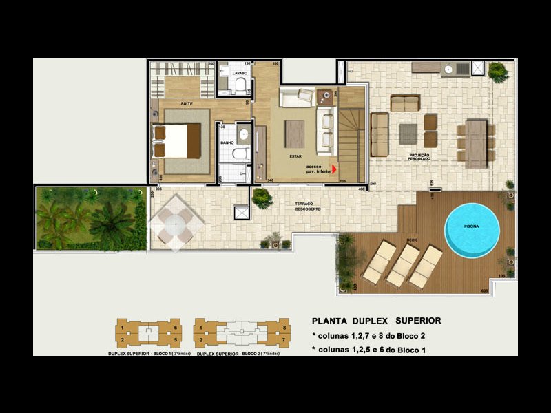 Cobertura à venda Freguesia (Jacarepaguá) com 212m² e 3 quartos por R$ 900.000 - 1816005233-15-planta-piso-2.jpg