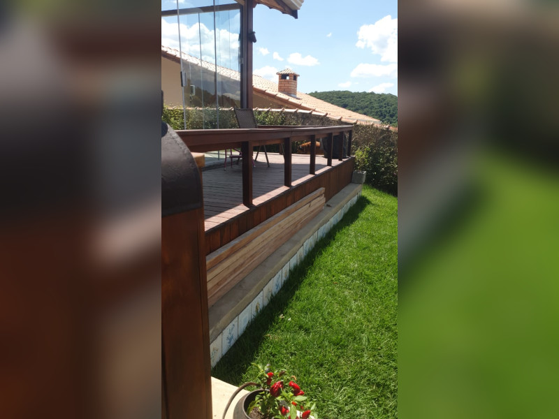 Chácara à venda Jardim Oliveira com 320m² e 3 quartos por R$ 200.000 - deck4.jpg