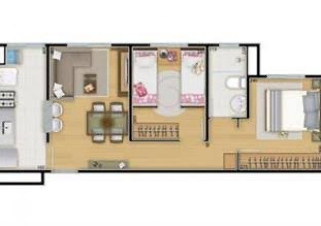 imóvel com 47m²