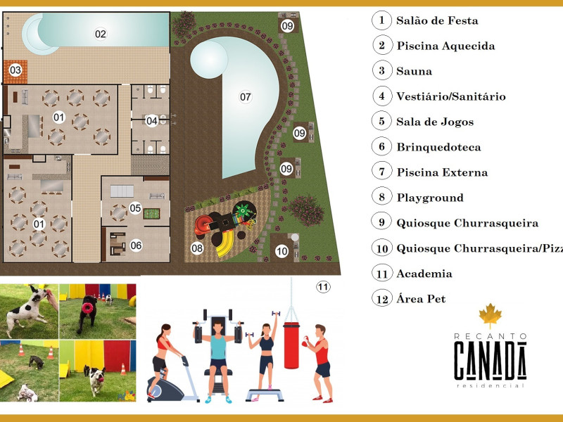 Apartamento à venda Canada com 63m² e 2 quartos por R$ 350.000 - 11-posicao-area-lazer.jpg