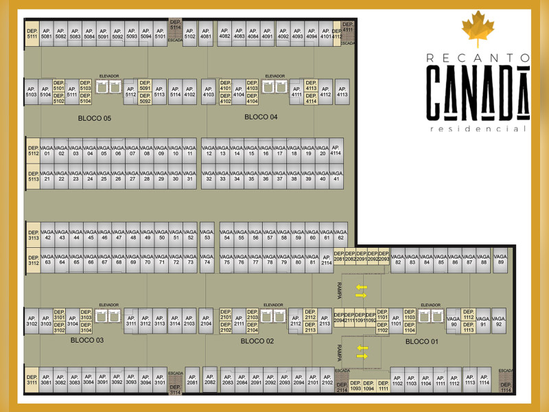 Apartamento à venda Canada com 63m² e 2 quartos por R$ 350.000 - 12-vagas-estacionamento.jpg