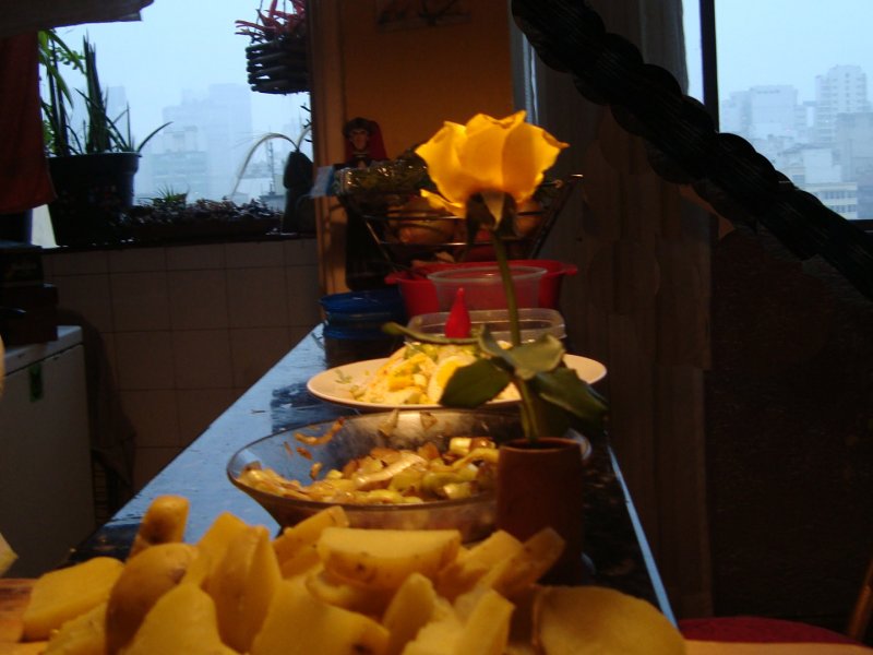 Apartamento para alugar Santa Ifigênia com 40m² e 1 quarto por R$ 250.000 - 2064590726-jantar.jpg