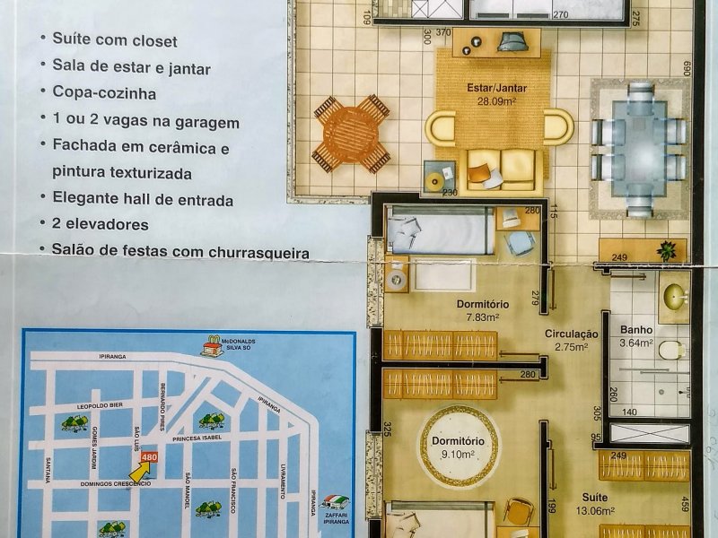 Apartamento à venda Santana com 94m² e 3 quartos por R$ 695.000 - 1424281897-folder.jpg