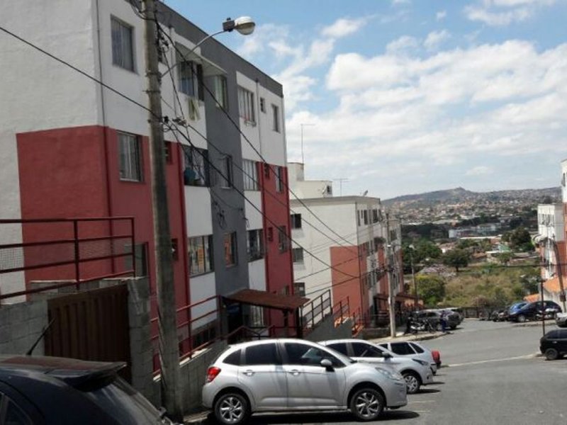 Apartamento à venda Guadalajara (Justinópolis) com 56m² e 3 quartos por R$ 130.000 - 608098203-condominio-externo.jpg