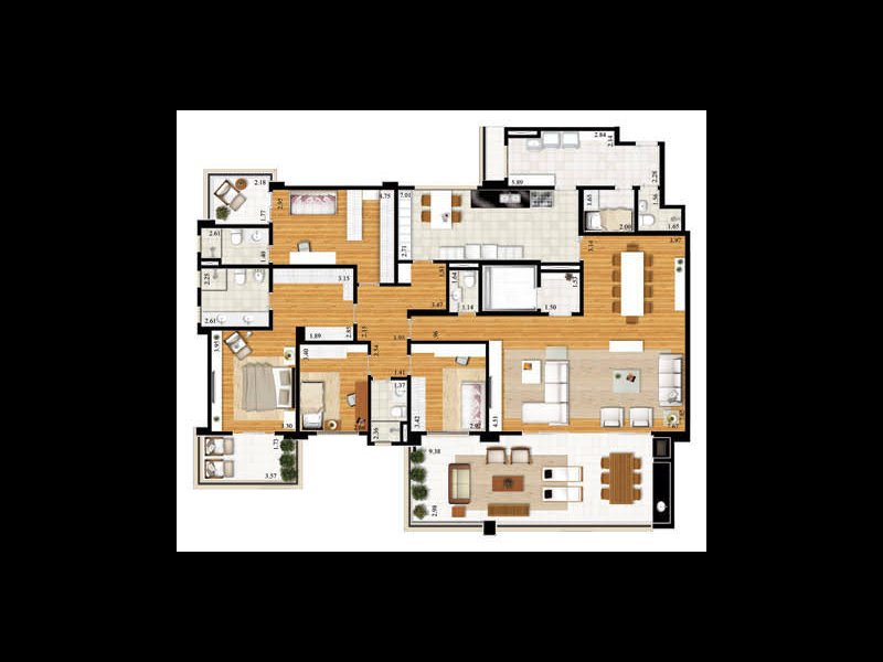 Apartamento à venda Jardim Portal da Colina com 202m² e 3 quartos por R$ 1.100.000 - 550733574-img-1346.JPG