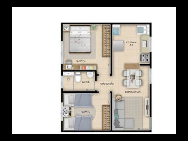 Apartamento à venda Centro com 50m² e 2 quartos por R$ 198.000 - 832670569-img-20200312-wa0040.jpg