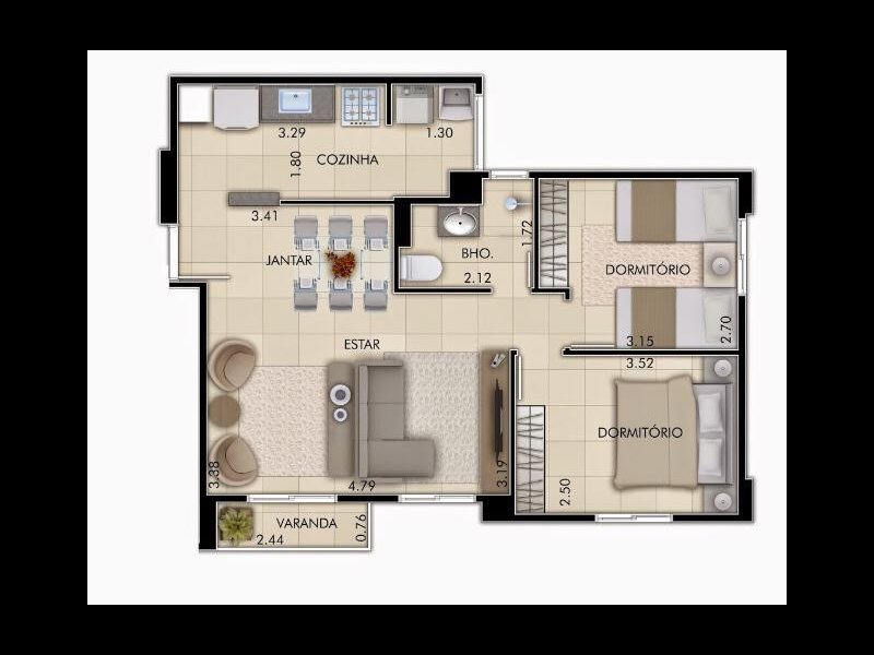 Apartamento à venda Planalto Verde com 57m² e 2 quartos por R$ 185.000 - 1246650597-71098499-2533463006773132-5803981094554435584-n.jpg