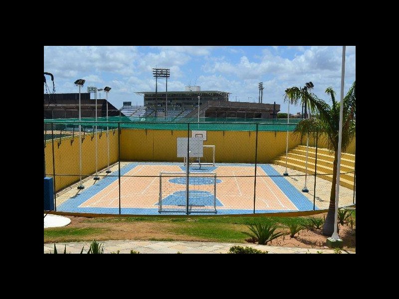 Apartamento à venda Vila de Ponta negra com 96m² e 3 quartos por R$ 290.000 - 151313179-quadra-poliesportiva.jpg