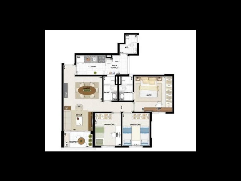 imóvel com 77m² - ponte são joão - Jundiaí