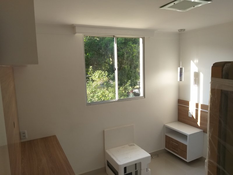 Apartamento à venda Taquara com 46m² e 2 quartos por R$ 200.000 - 1561917563-quarto-casal-01.jpg