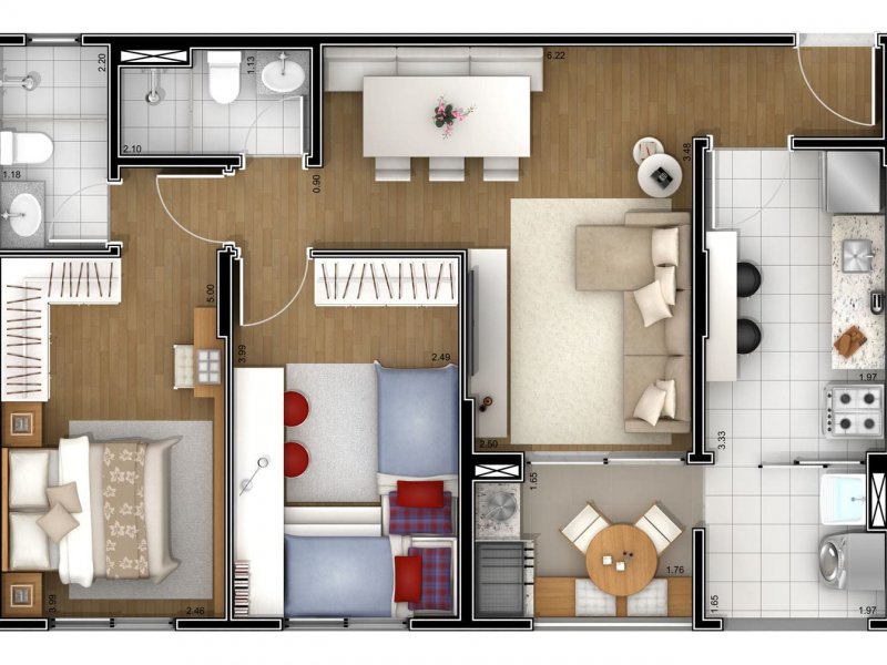 imóvel com 65m² - Fundação - São Caetano do Sul