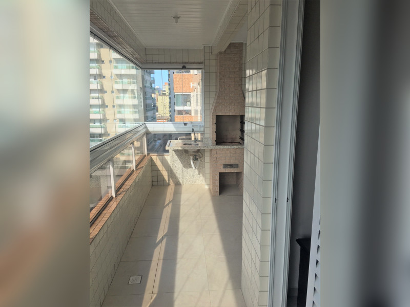 Apartamento à venda Canto do Forte com 135m² e 3 quartos por R$ 650.000 - 22-sacada-suite-1.JPG