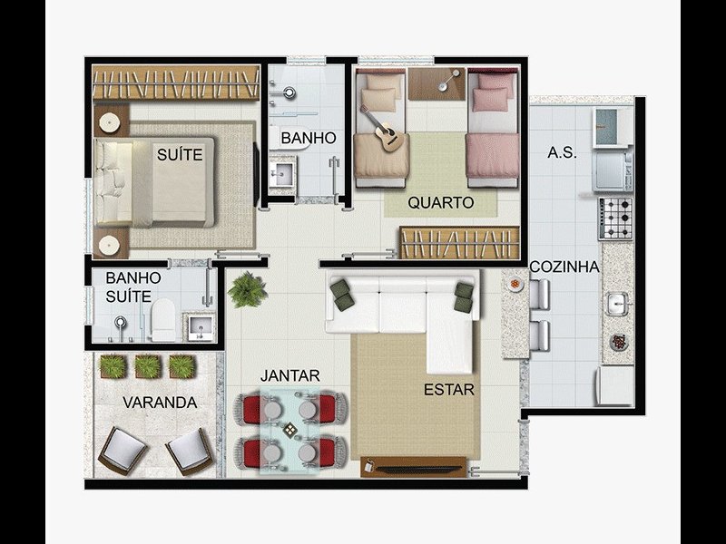 Apartamento à venda Palmital com 59m² e 2 quartos por R$ 165.000 - 898930873-1dd0daa6-297b-40a7-bae7-95bc75183f0b.jpeg