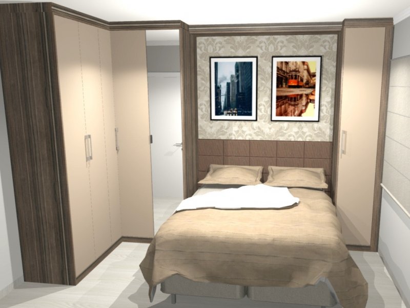 Apartamento à venda Centro com 53m² e 2 quartos por R$ 295.000 - 678297461-dormitorio-casal-vista-1.jpg