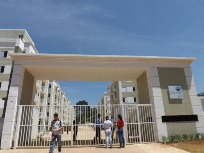 Apartamento à venda Mikail II com 98m² e 3 quartos por R$ 255.000 - 1314098851-portao-de-carro-entrada.jpg