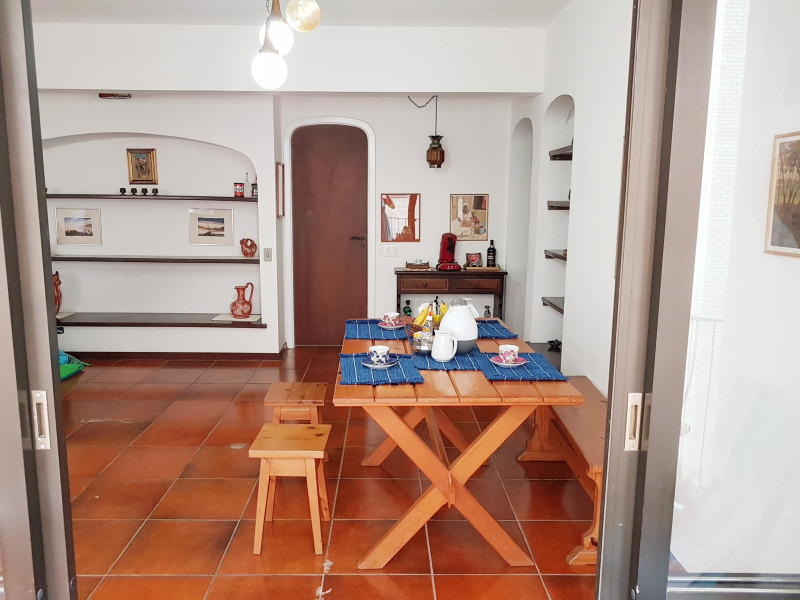 Apartamento à venda Jardim Belmar com 130m² e 3 quartos por R$ 500.000 - sala-jantar-porta-coz.jpg