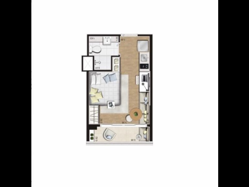 imóvel com 22m² - Consolação - São Paulo