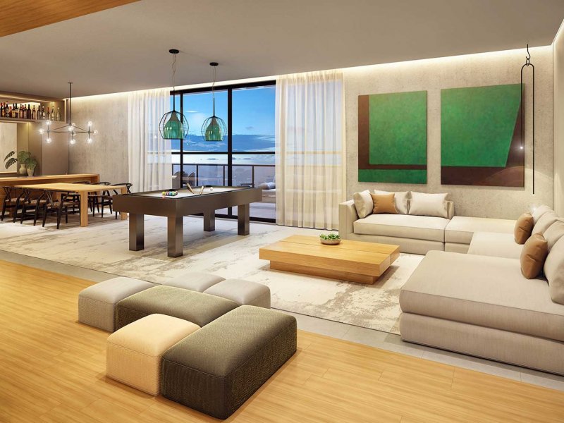 Apartamento à venda Alto de Pinheiros com 59m² e 2 quartos por R$ 895.000 - 1513005519-salao-de-jogos.jpg