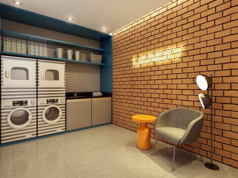 Apartamento à venda Alto de Pinheiros com 59m² e 2 quartos por R$ 895.000 - 938077884-laundry.jpg