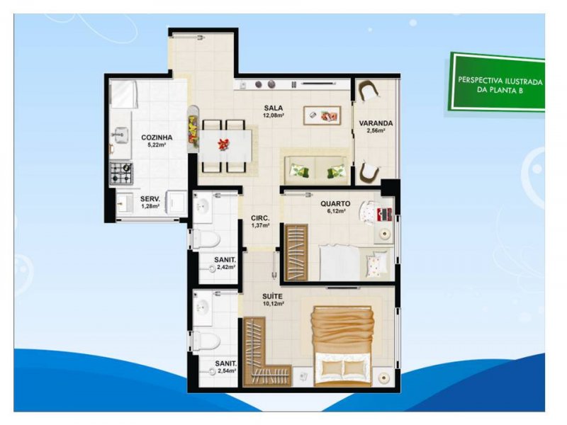 Apartamento à venda Vila Laura com 86m² e 2 quartos por R$ 350.000 - 1054649930-planta-baixa.jpg