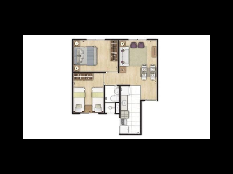 Apartamento à venda Centreville com 38m² e 2 quartos por R$ 147.000 - 1639122590-751036275777287.jpg