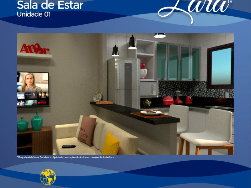 imóvel com 65m² - Japuí - São Vicente