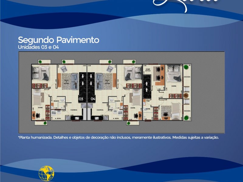 imóvel com 65m² - Japuí - São Vicente