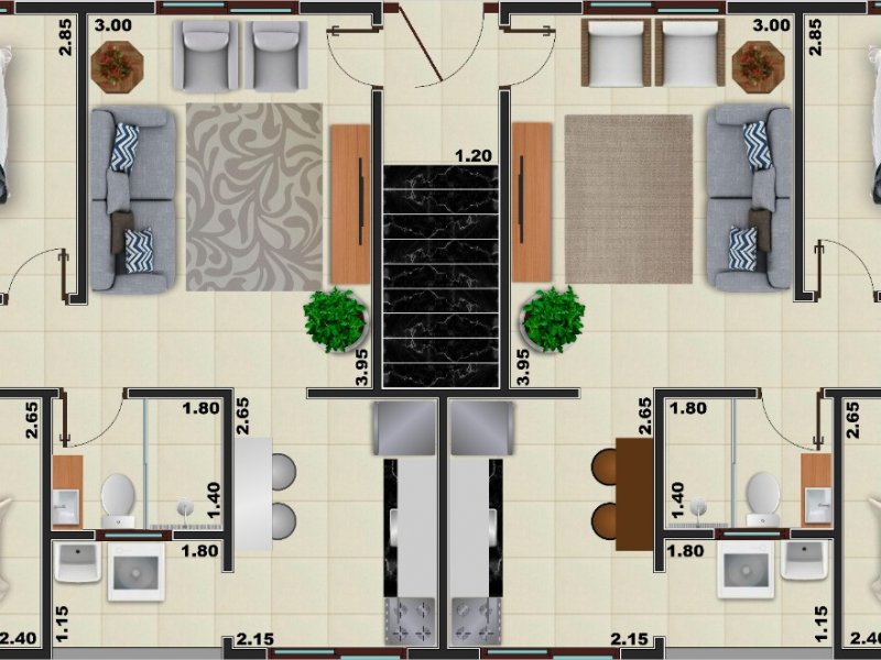 imóvel com 65m² - Japuí - São Vicente