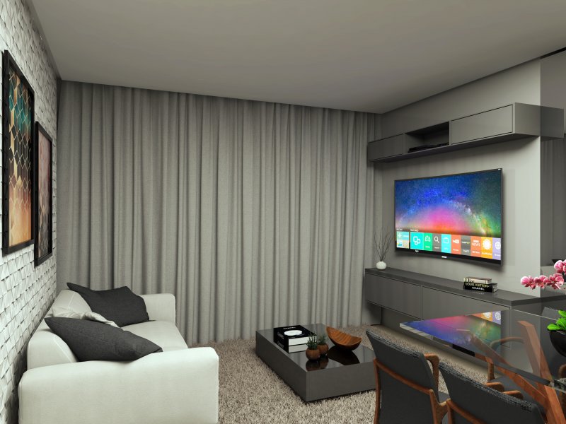 Apartamento à venda Parque Ayrton Senna com 71m² e 3 quartos por R$ 260.000 - 118920704-sala.jpg