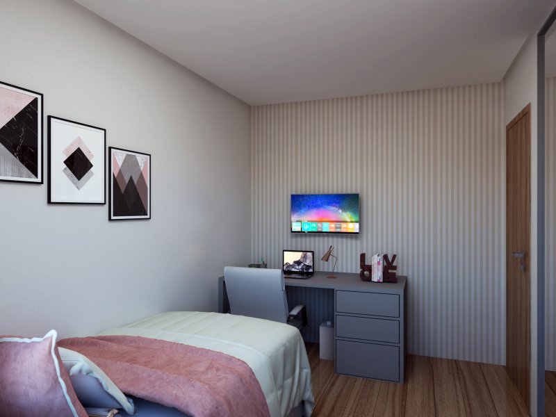 Apartamento à venda Parque Ayrton Senna com 71m² e 3 quartos por R$ 260.000 - 2079632379-quarto-2.jpg