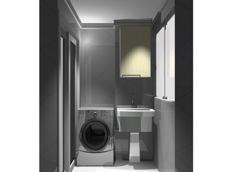 Apartamento à venda Vila Santa Teresa (Zona Sul) com 57m² e 2 quartos por R$ 350.000 - 264671978-area-de-servico.jpg