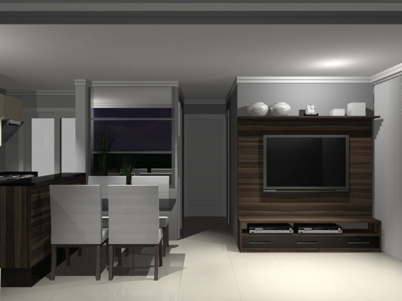 Apartamento à venda Vila Santa Teresa (Zona Sul) com 57m² e 2 quartos por R$ 350.000 - 406672532-sala.jpg