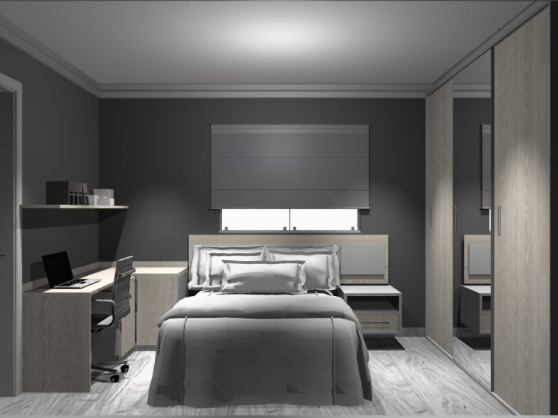 Apartamento à venda Vila Santa Teresa (Zona Sul) com 57m² e 2 quartos por R$ 350.000 - 824117868-suite4.jpg