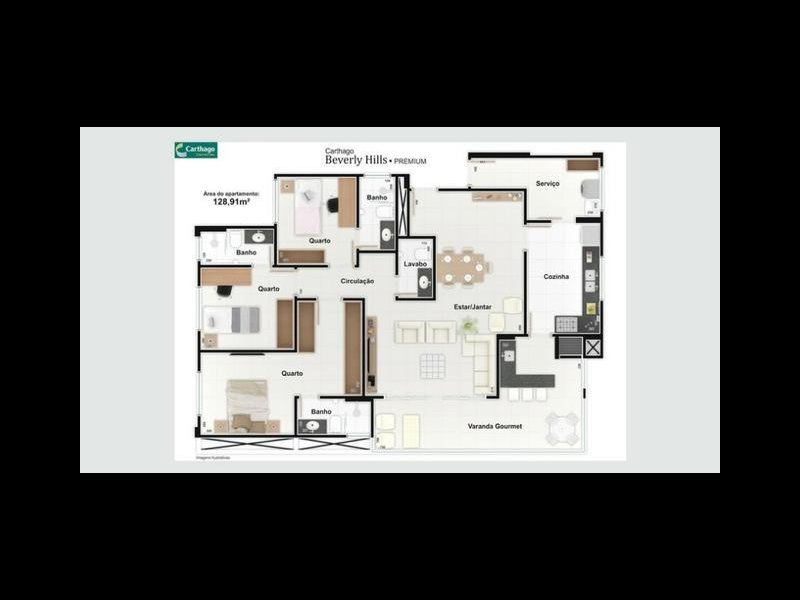 imóvel com 129m² - São Sebastião - Uberaba