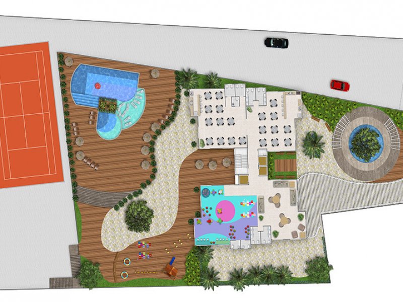 Apartamento à venda Medicina com 130m² e 3 quartos por R$ 620.000 - 378885938-praca-sp-implantacao.jpg