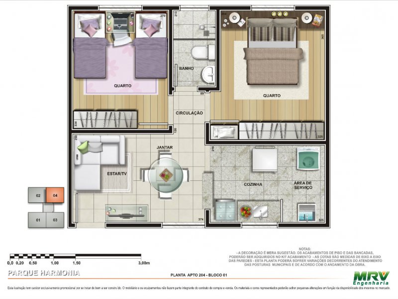 Apartamento à venda Parque Sao Miguel com 45m² e 2 quartos por R$ 200.000 - 1559071306-planta45m2.jpg