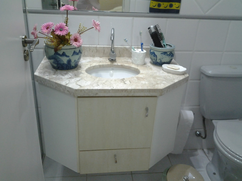 Apartamento à venda Santana com 60m² e 2 quartos por R$ 540.000 - banheiro-da-suite.jpg