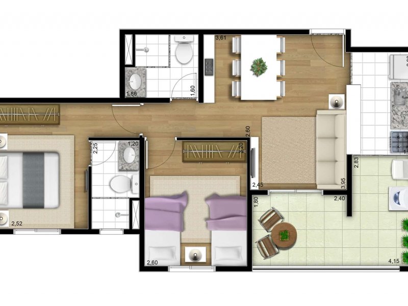 Apartamento à venda Jardim Previdência com 60m² e 2 quartos por R$ 450.000 - 2108817954-39.jpg
