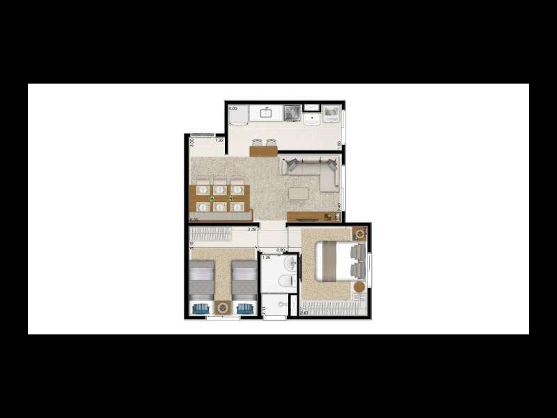 Apartamento à venda Castelo com 46m² e 1 quarto por R$ 196.900 - 2046204050-planta.jpg