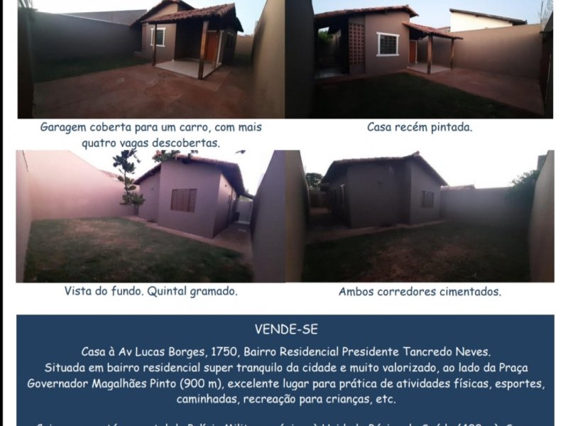 imóvel com 250m² - Residencial Presidente Tancredo Neves - Uberaba