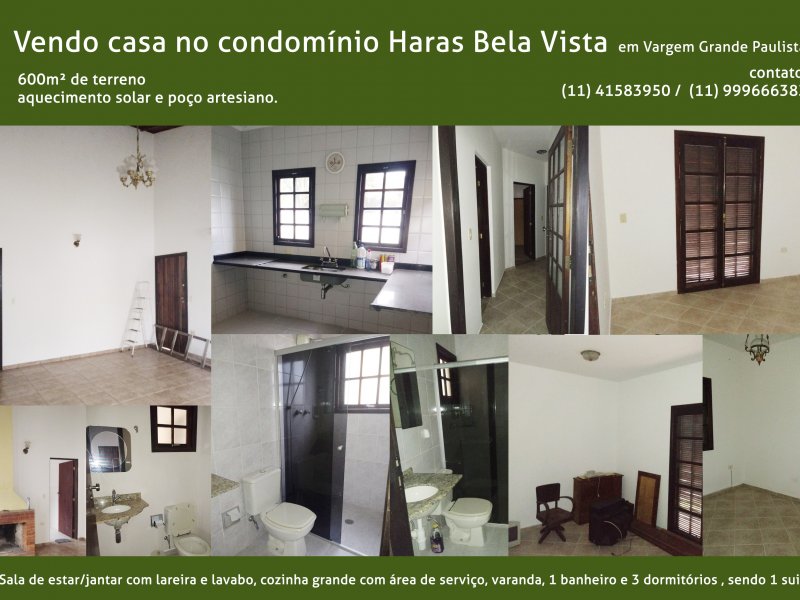 imóvel com 600m² - Jardim Haras Bela Vista Gl Um - Vargem Grande Paulista