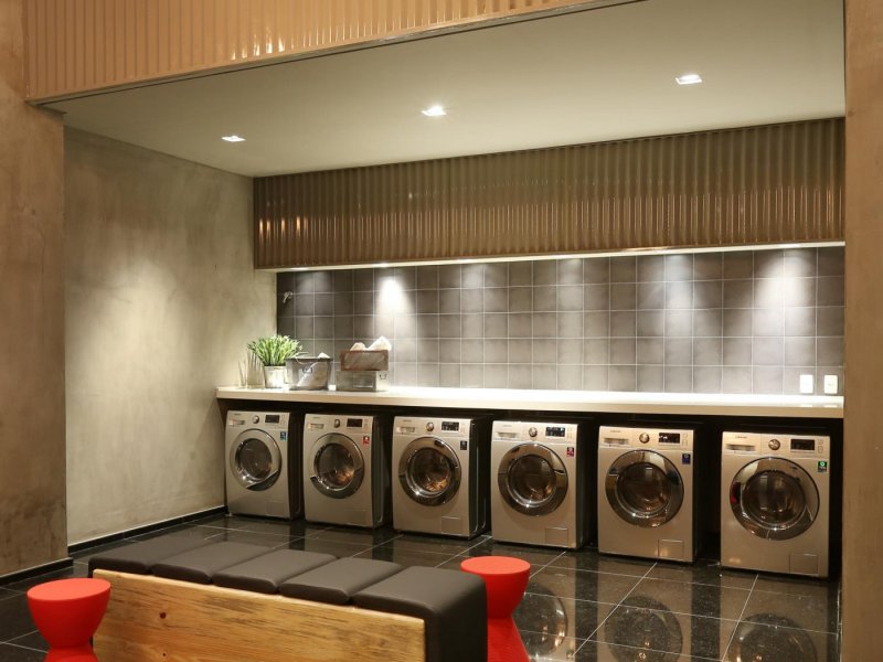 Apartamento à venda República com 29m² e 1 quarto por R$ 380.000 - 1414727789-lavanderia.jpg