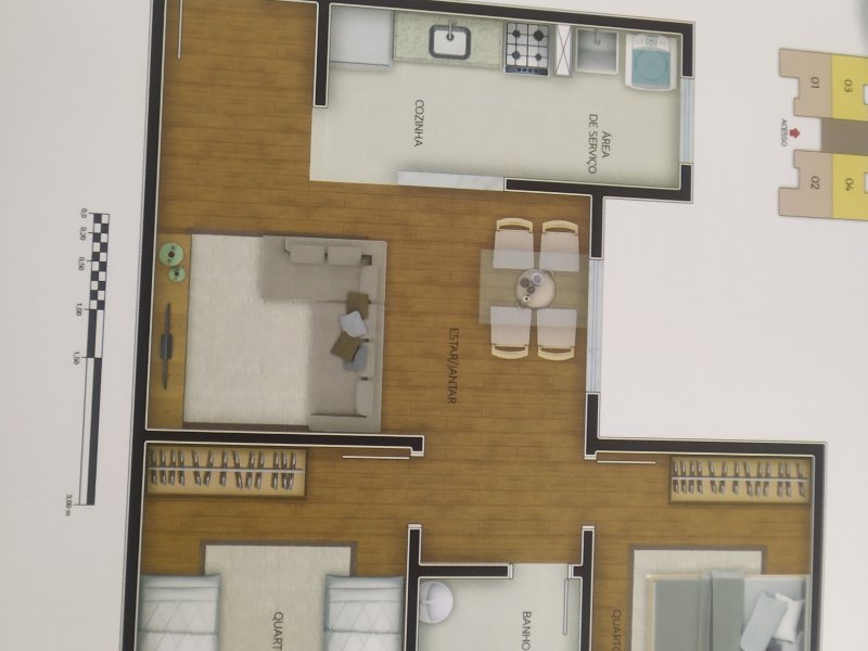 imóvel com 42m² - Conjunto Agua Branca - Contagem
