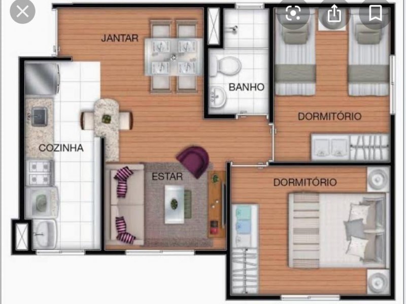 Apartamento à venda Hipica com 40m² e 2 quartos por R$ 160.000 - 699285437-18617b23-a98b-4e19-a9e2-88b7336f5d49.jpeg