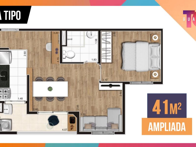imóvel com 43m² - Vila Itapegica - Guarulhos