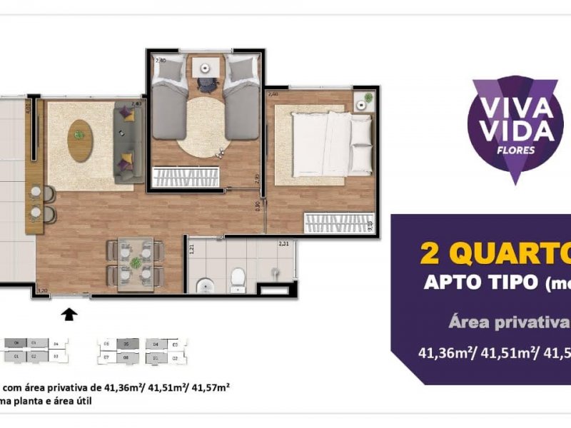 Apartamento à venda Flores com 41m² e 2 quartos por R$ 128.000 - 1280403835-img-20200807-wa0033.jpg