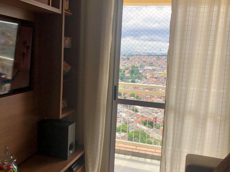 Apartamento à venda Parque Maria Helena com 56m² e 2 quartos por R$ 320.000 - 59667319-vista-varanda.jpg