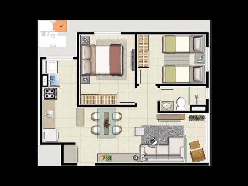 imóvel com 51m² - Vila São Pedro - Hortolândia