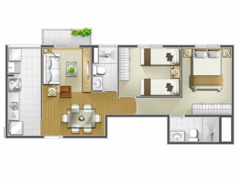 imóvel com 52m² - Campestre - Santo André