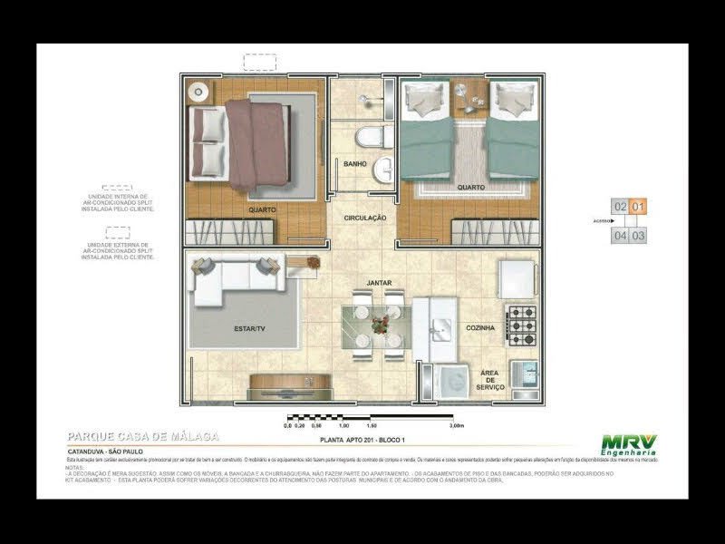 Apartamento à venda Vila Mota com 53m² e 2 quartos por R$ 140.000 - 1193726680-img-20161108-wa0135.jpg